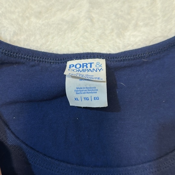 Atlanta Braves Navy Blue Women’s XL Tank Top Baseball - Picture 2 of 5